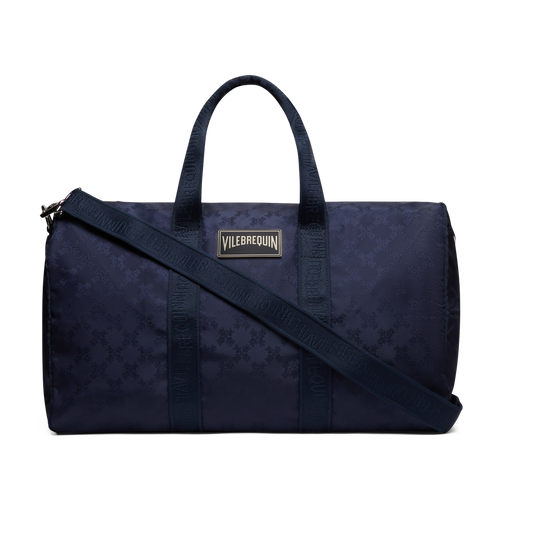 Travel 72H Bag Turtle Monogram Jacquard