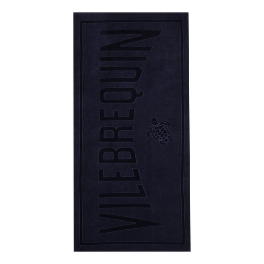 Solid Organic Cotton Beach Towel - Navy