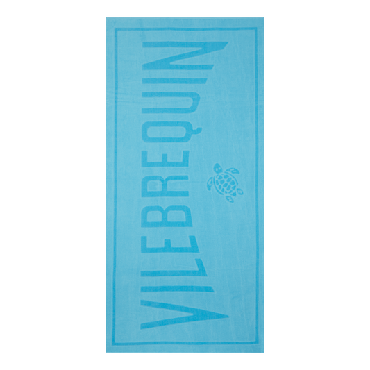 Solid Organic Cotton Beach Towel - Santorini