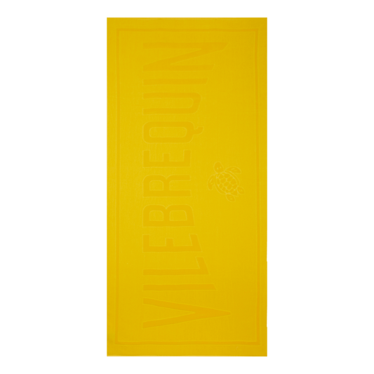 Solid Organic Cotton Beach Towel - Corn