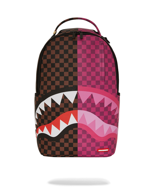 Split Sip Pink Check Dlxsv Backpack