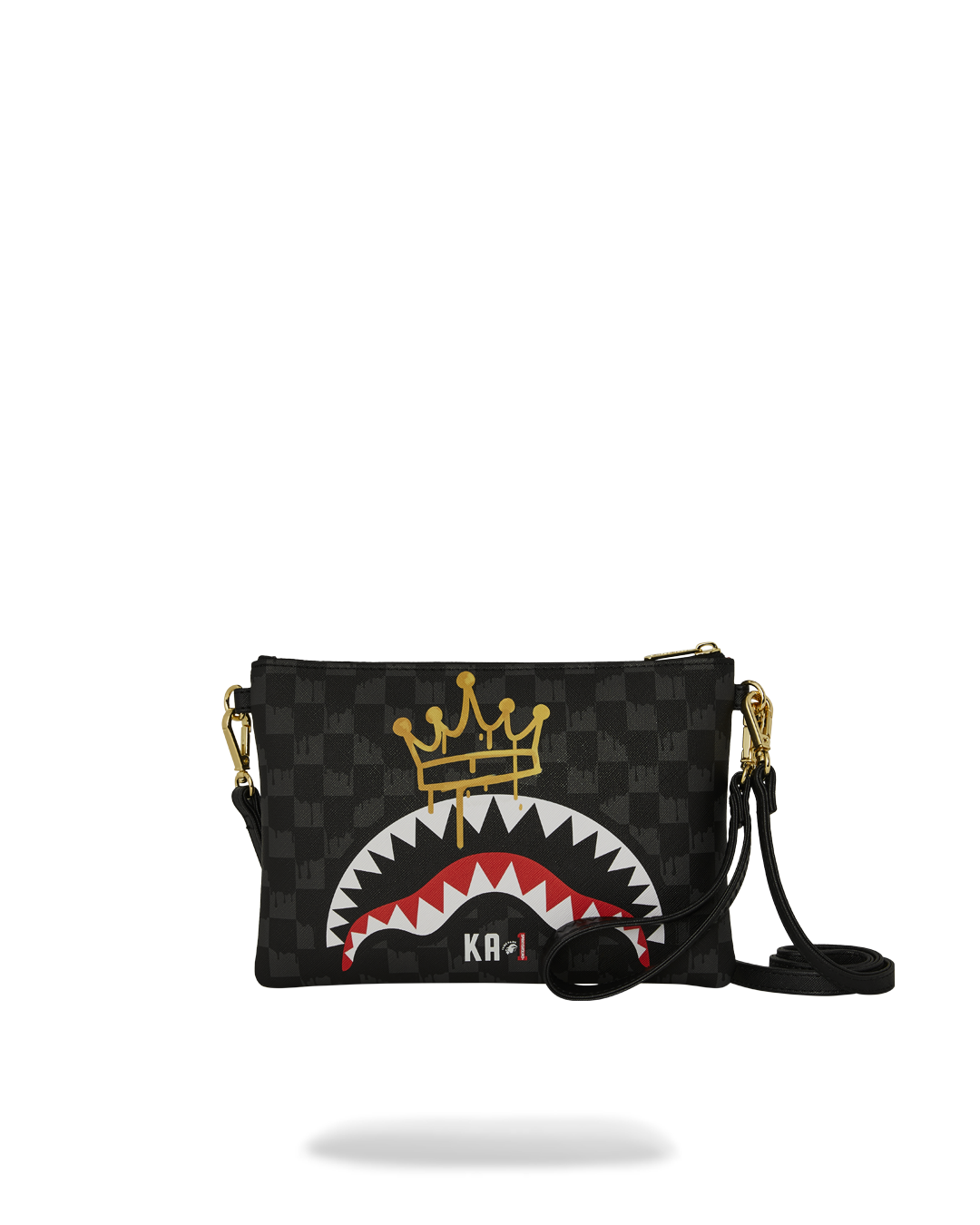 Drip Check Crown X KA1 Clutch Black