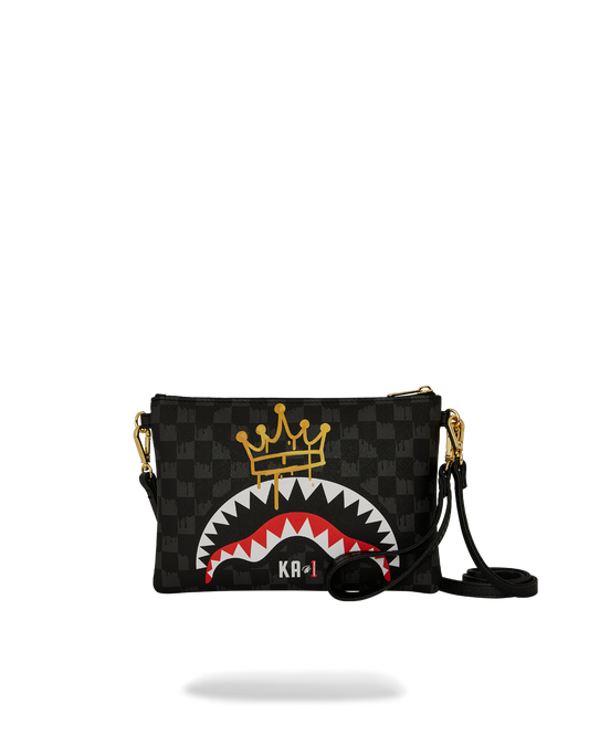 Drip Check Crown X KA1 Clutch Black