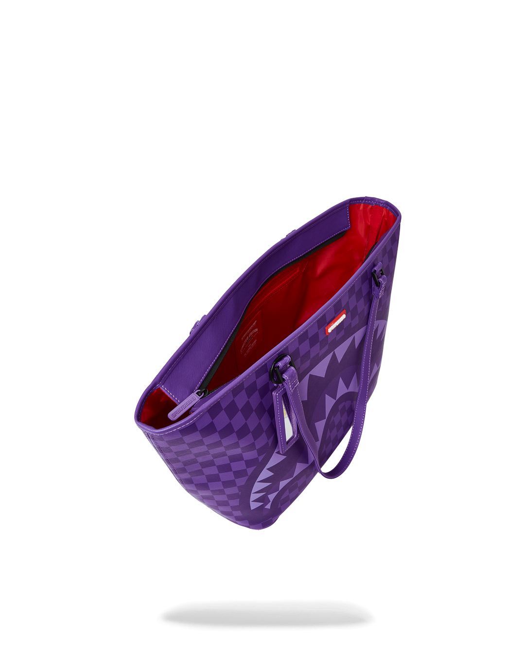 Purple Sharks In Paris Tote