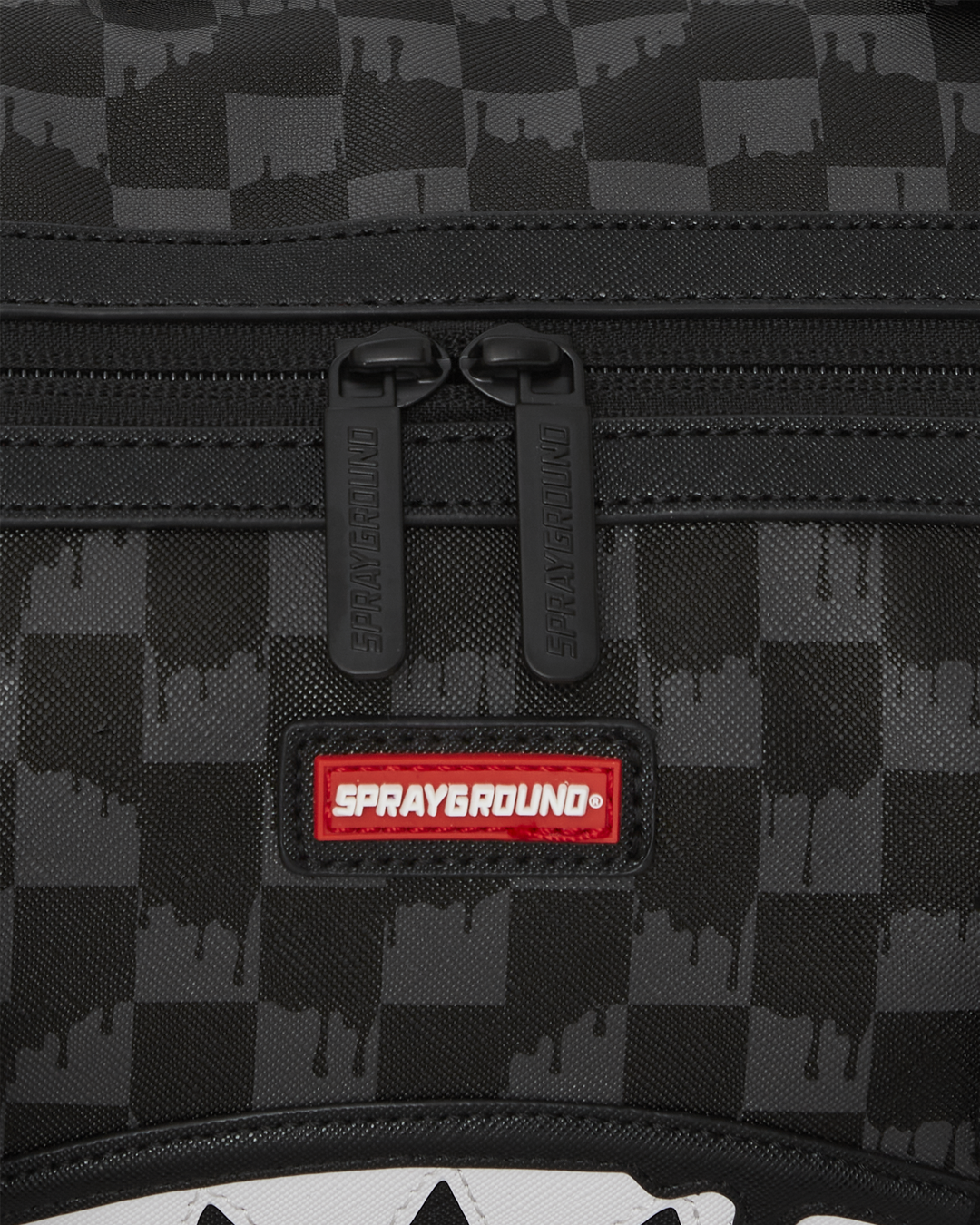 Dripping Sharks In Paris Mini Duffle